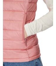 GUESS JEANS PUFFER Kurtka puchowa bez rękaw&oacute;w lekko r&oacute;żowy - Kamizelka damska - 4