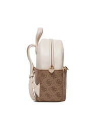 GUESS GIRL Mini plecak 4g aop beżowy biały - Torby damskie - 3