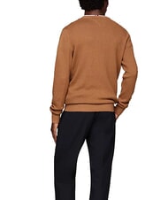 TOMMY HILFIGER TH  Sweter z okrągłym dekoltem khaki/wielokolorowy g&oacute;rski - Koszulki męskie - 2