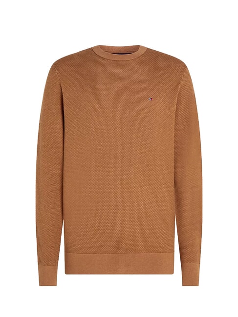 TH  Sweter z okrągłym dekoltem khaki/wielokolorowy g&oacute;rski - Koszulki męskie