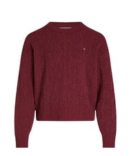 TOMMY HILFIGER TH KIDS Sweter z okrągłym dekoltem głęboko czerwony - Swetry dziecięce - 3
