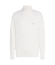 TOMMY HILFIGER TH  Sweter z golfem kość słoniowa - Koszulki męskie - 3