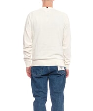 TOMMY HILFIGER PIMA Sweter z mieszanki kaszmiru i okrągłym dekoltem kość słoniowa - Koszulki męskie - 2