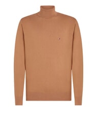 TOMMY HILFIGER TH  Sweter z golfem pł&oacute;tno safari - Koszulki męskie - 3