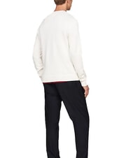 TOMMY HILFIGER TH  Sweter z okrągłym dekoltem kość słoniowa - Koszulki męskie - 2