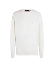 TOMMY HILFIGER TH  Sweter z okrągłym dekoltem kość słoniowa - Koszulki męskie - 3
