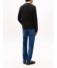 TOMMY HILFIGER TH  Sweter z okrągłym dekoltem czarny - Koszulki męskie - 2
