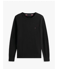TOMMY HILFIGER TH  Sweter z okrągłym dekoltem czarny - Koszulki męskie - 3