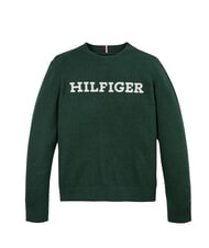 TOMMY HILFIGER TH KIDS Sweter z okrągłym dekoltem ozdobna zieleń - Swetry dziecięce - 2