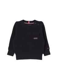 TOMMY HILFIGER TH KIDS Sweter bawełniany pustynne niebo - Swetry dziecięce - 2