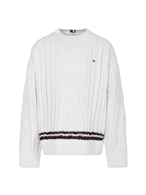 TH KIDS Sweter dziecięcy płatek kości słoniowej - Swetry dziecięce