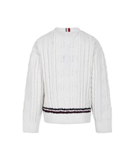 TOMMY HILFIGER TH KIDS Sweter dziecięcy płatek kości słoniowej - Swetry dziecięce - 3