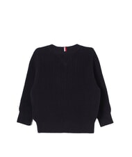 TOMMY HILFIGER TH KIDS Sweter bawełniany pustynne niebo - Swetry dziecięce - 3