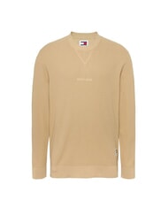 TOMMY HILFIGER TH JEANS Sweter z okrągłym dekoltem delikatne złoto - Koszulki męskie - 2