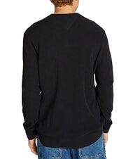 TOMMY HILFIGER TH JEANS Sweter z okrągłym dekoltem czarny - Koszulki męskie - 2
