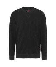 TOMMY HILFIGER TH JEANS Sweter z okrągłym dekoltem czarny - Koszulki męskie - 3