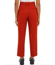 TOMMY HILFIGER TH  Spodnie z wysokim stanem ciemna magma - Spodnie damskie - 2