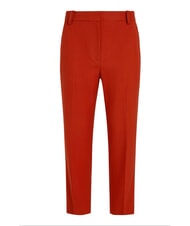 TOMMY HILFIGER TH  Spodnie z wysokim stanem ciemna magma - Spodnie damskie - 3