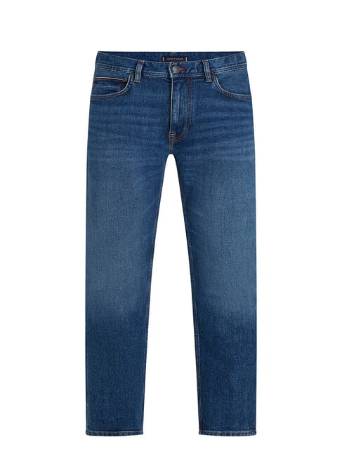 TH DENTON Jeansy Straight Fit Custer Indigo - Jeansy męskie