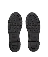 TOMMY HILFIGER TH JEANS  Wysokie sk&oacute;rzane botki czarny - Buty damskie - 4