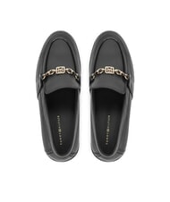 TOMMY HILFIGER TH  Mokasyny sk&oacute;rzane czarny - Buty damskie - 4
