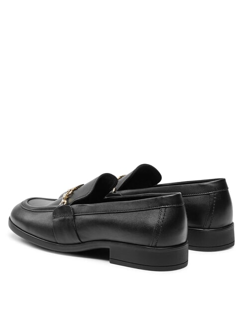 TH  Mokasyny sk&oacute;rzane czarny - Buty damskie