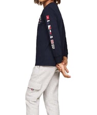 TOMMY HILFIGER TH KIDS Koszulka bawełniana z długim rękawem pustynne niebo - Koszulka dziecięca - 2