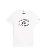 TOMMY HILFIGER TH KIDS Koszulka dziecięca bawełniana biały - Koszulka dziecięca - 3