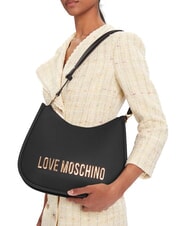 LOVE MOSCHINO BOLD LOVE  Torba na ramię Czarny - Torby damskie - 4