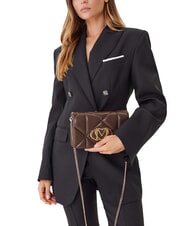 LOVE MOSCHINO SMART DAILY  Mała torba na ramię czekolada - Torby damskie - 4