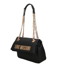 LOVE MOSCHINO BOLD LOVE HAMMERED  Torba na ramię / torba na ramię Czarny - Torby damskie - 2