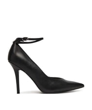 GUESS NAPRIL  9-centymetrowe sk&oacute;rzane cz&oacute;łenka na obcasie - Buty damskie