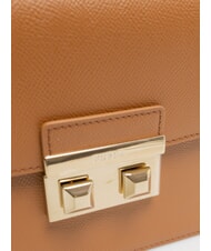 FURLA BELLA Mała sk&oacute;rzana torba st andromeda brandy - Torby damskie - 4
