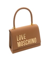 LOVE MOSCHINO BOLD LOVE Mała torebka z paskiem na ramię wielbłąd - Torby damskie - 2