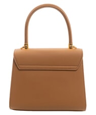 LOVE MOSCHINO BOLD LOVE Mała torebka z paskiem na ramię wielbłąd - Torby damskie - 4