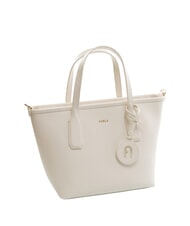 FURLA CLASSIC Torebka, sk&oacute;rzana torba na zakupy ptasie mleczko - Torby damskie - 2