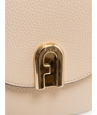 FURLA GARDENIA Mała torebka na ramię, ze sk&oacute;ry balerina - Torby damskie - 3