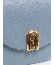 FURLA GARDENIA Mała torebka na ramię, ze sk&oacute;ry niebiański - Torby damskie - 3