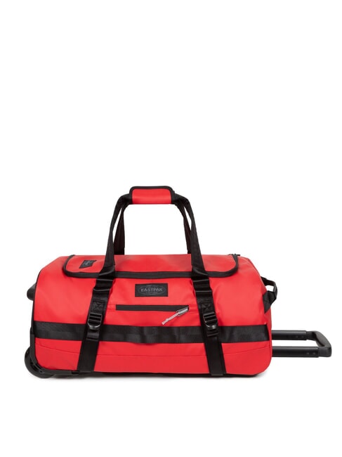 DUFFEL PACK WHEEL S Mała wodoodporna torba podr&oacute;żna na k&oacute;łkach plandeka czerwona - Bagaż podręczny