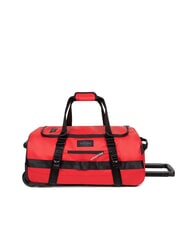 EASTPAK DUFFEL PACK WHEEL S Mała wodoodporna torba podr&oacute;żna na k&oacute;łkach plandeka czerwona - Bagaż podręczny - 3