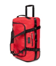 EASTPAK DUFFEL PACK WHEEL S Mała wodoodporna torba podr&oacute;żna na k&oacute;łkach plandeka czerwona - Bagaż podręczny - 4