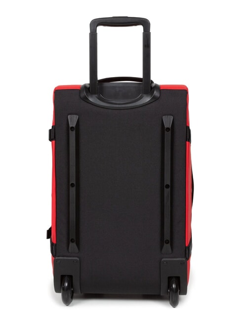 DUFFEL PACK WHEEL S Mała wodoodporna torba podr&oacute;żna na k&oacute;łkach plandeka czerwona - Bagaż podręczny