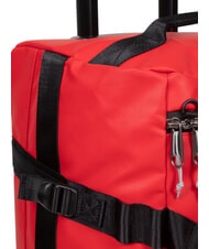 EASTPAK DUFFEL PACK WHEEL S Mała wodoodporna torba podr&oacute;żna na k&oacute;łkach plandeka czerwona - Bagaż podręczny - 6