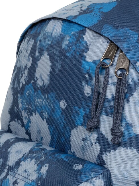 PADDED DAY PAK'R Plecak na laptopa 14" z kieszenią na butelkę z wodą sprany nadruk w kolorze niebieskim - Plecaki szkolne i rekreacyjne