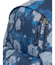 EASTPAK PADDED DAY PAK'R Plecak na laptopa 14" z kieszenią na butelkę z wodą sprany nadruk w kolorze niebieskim - Plecaki szkolne i rekreacyjne - 4