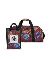 EASTPAK STATION + Torba podr&oacute;żna z paskiem na ramię zderzenie bordowe - Mn&oacute;stwo - 5