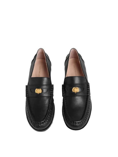 C-PENNY LOAFER Mokasyny z gładkiej sk&oacute;ry Czarny - Buty damskie