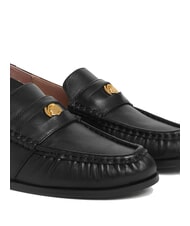 COCCINELLE C-PENNY LOAFER Mokasyny z gładkiej sk&oacute;ry Czarny - Buty damskie - 4