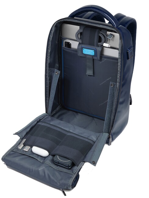 BLUE SQUARE Plecak na laptopa 14" Fast-check niebieski - Plecaki na laptopa do pracy
