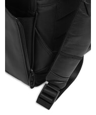 PIQUADRO RUSSEL Plecak na laptopa 14" ze sk&oacute;ry Czarny - Plecaki na laptopa do pracy - 3